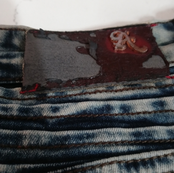 JORDAN CRAIG LEGACY EDITION AARON DISTRESSED STRETCH DENIM JEANS 42/32 7 POCKETS - Picture 9 of 9